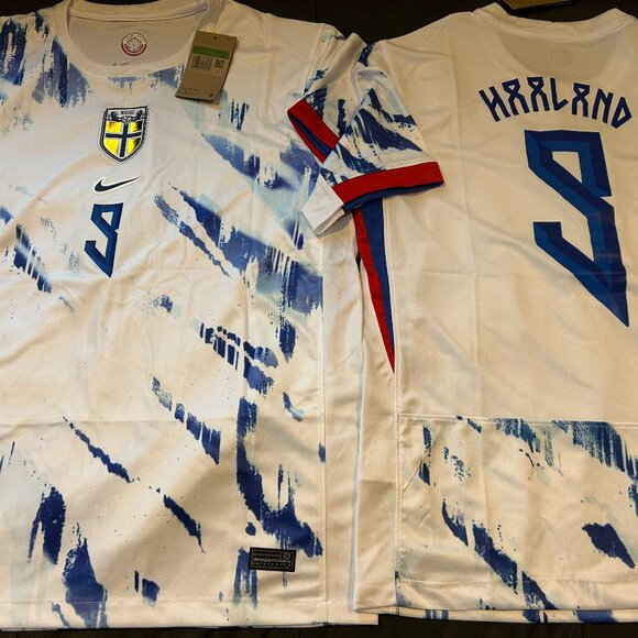 Nike Other - NORWAY ERLING HAALAND Nat'l Soccer Team JERSEY Men's Sz M,L,XL,2XL NWT by Nike